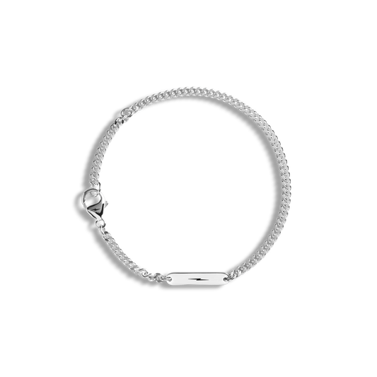 3mm Gauge Chain Bracelet - Sterling Silver