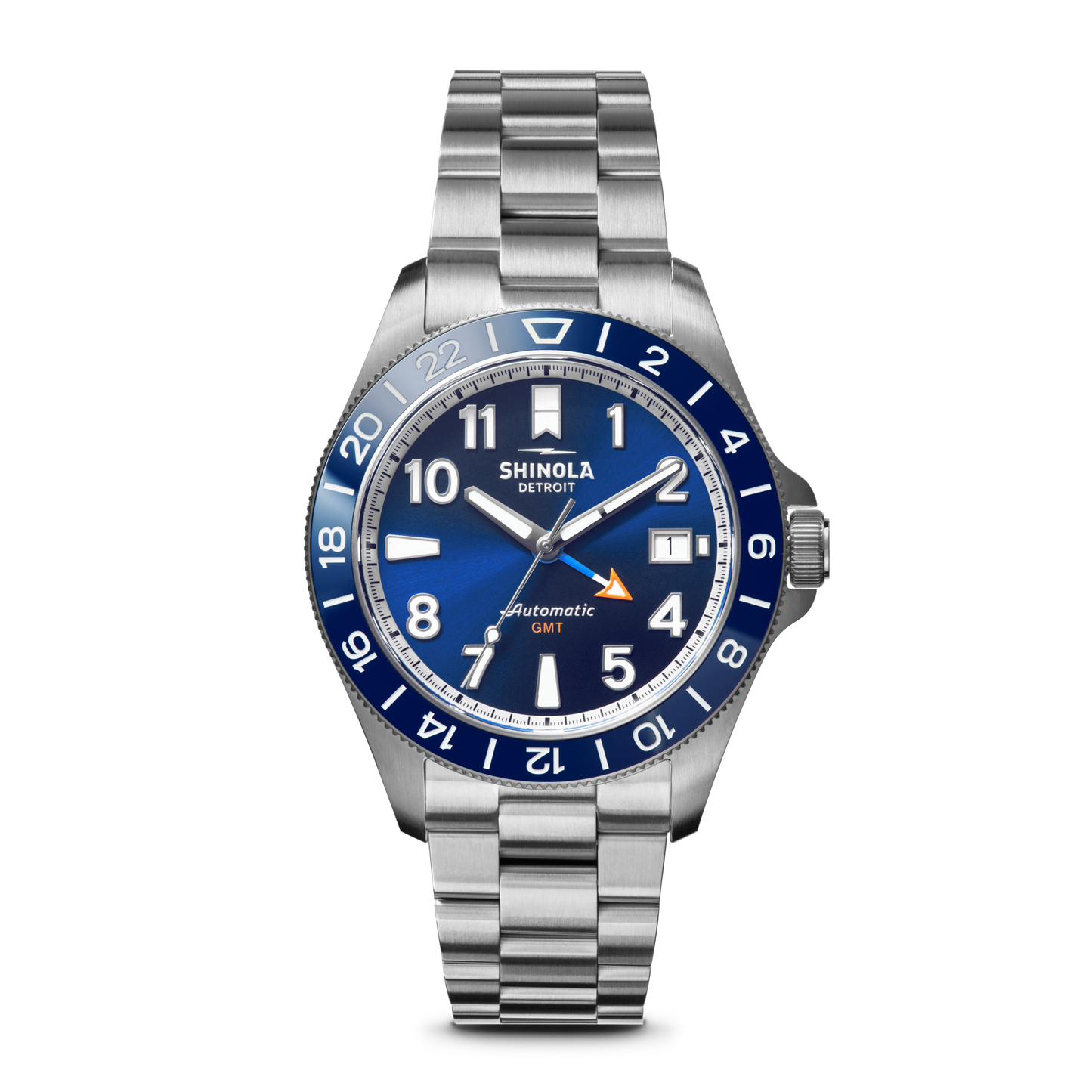 Monster GMT Automatic Watch - Navy