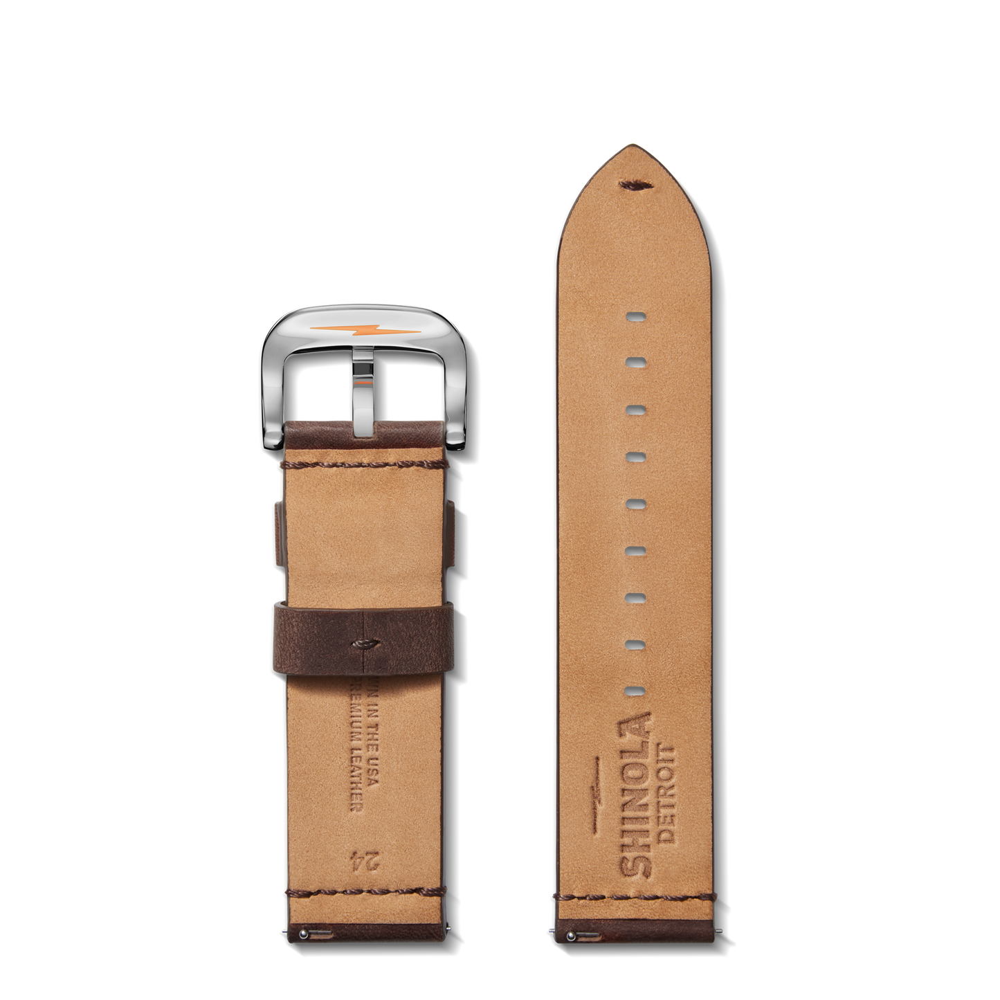 24mm Cattail Leather Watch Strap - Cattail