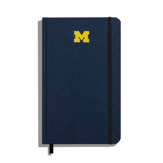 Medium Hard Ruled Journal - Navy