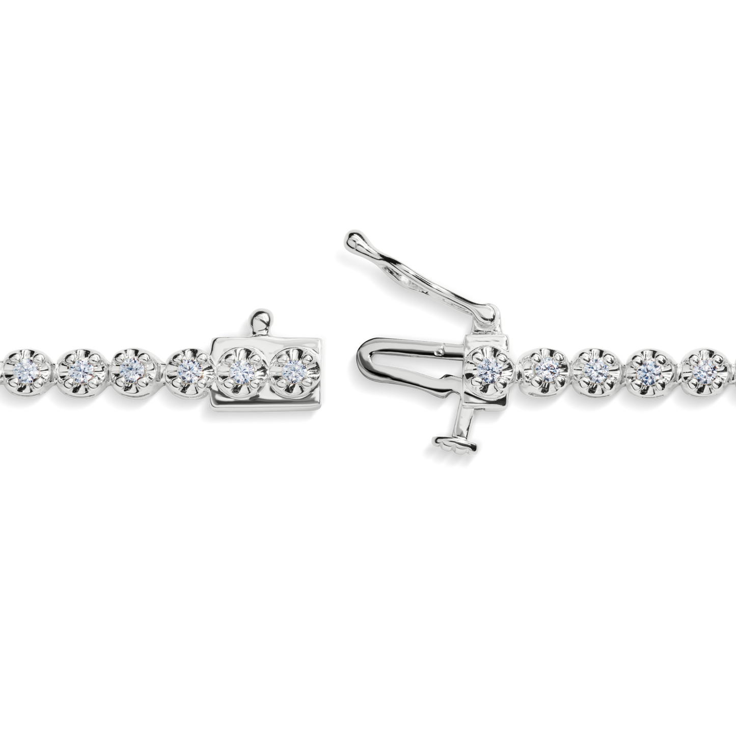 1 Carat Diamond Tennis Bracelet - White Gold