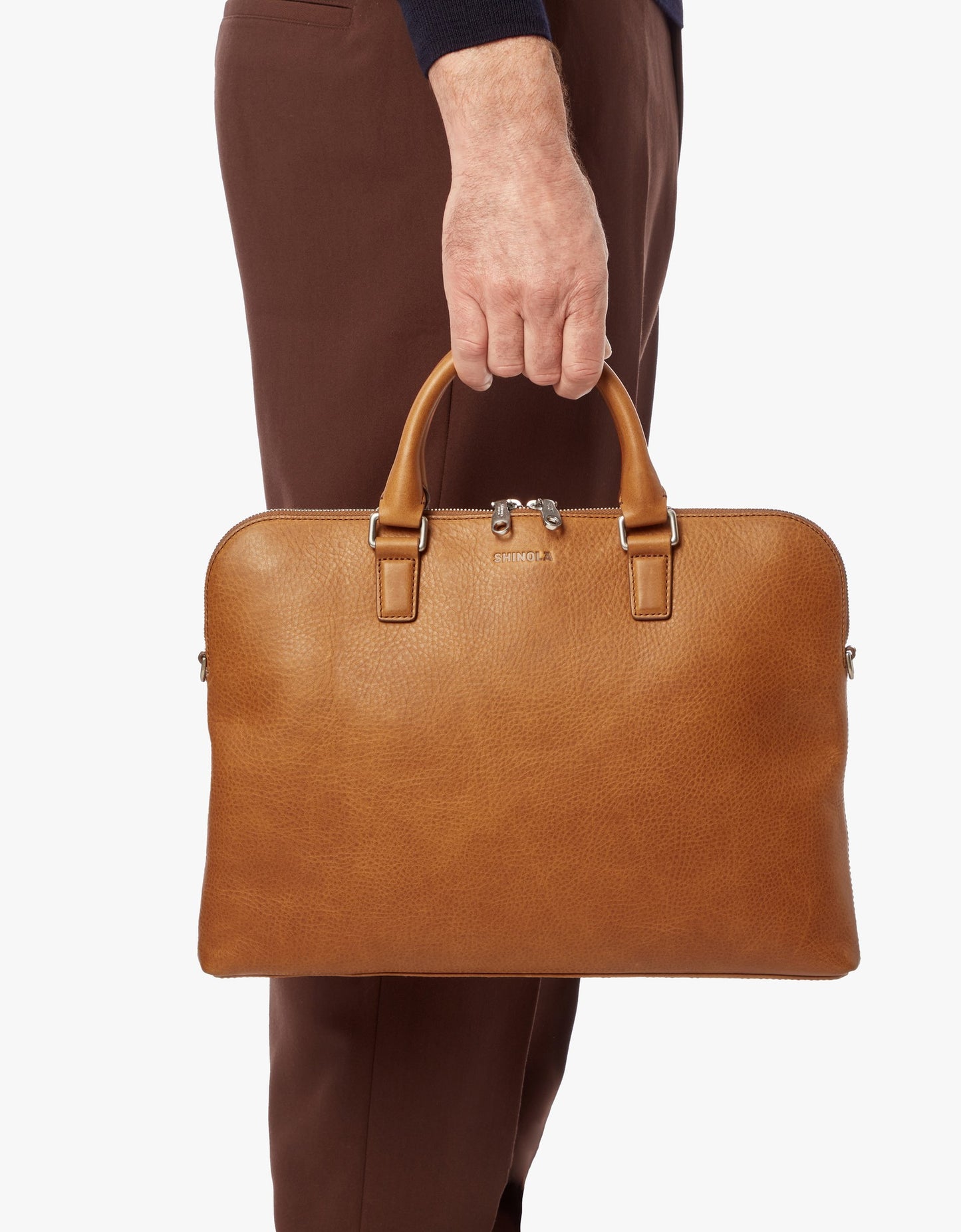 Portfolio Briefcase - Tan