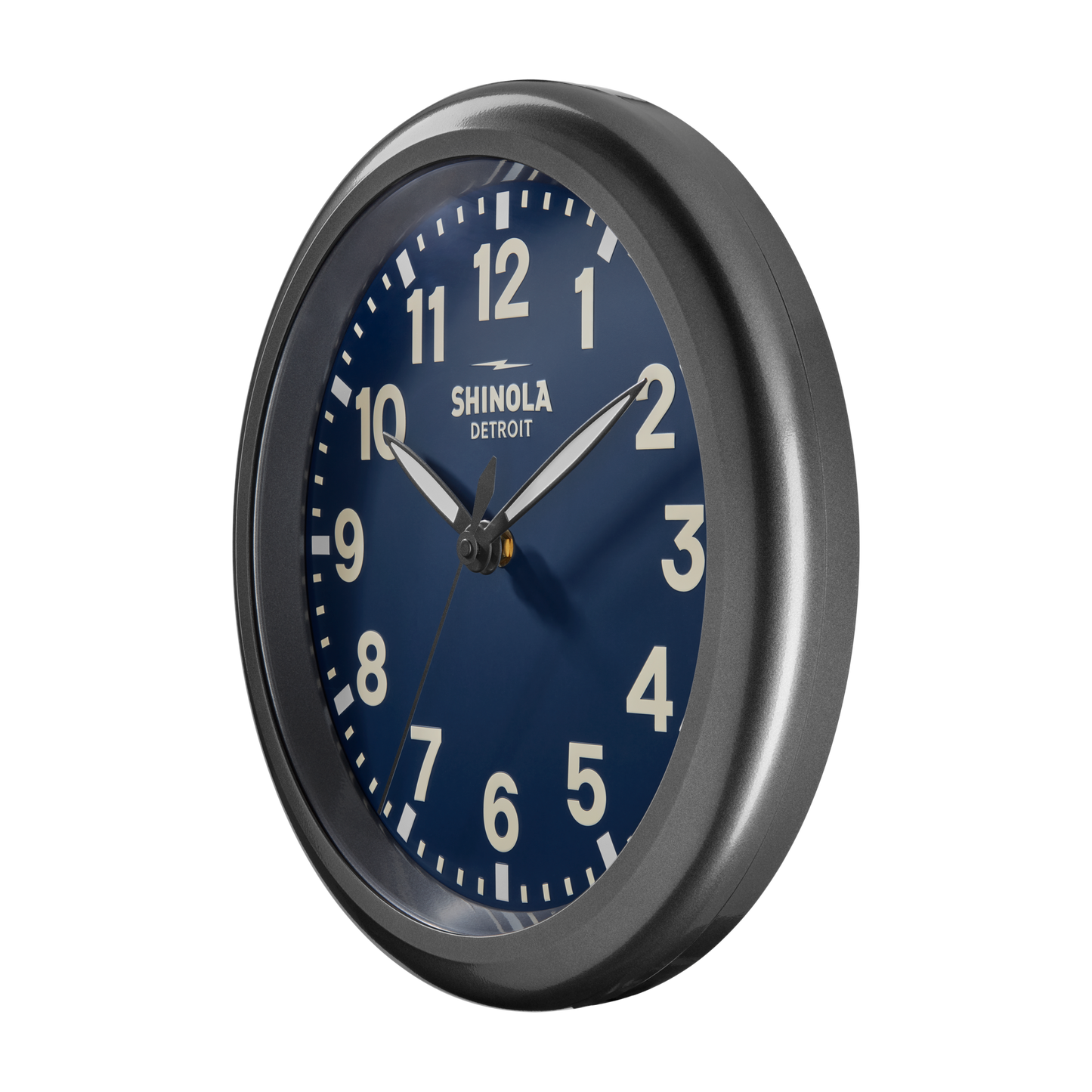14" Runwell Clock - Midnight Blue