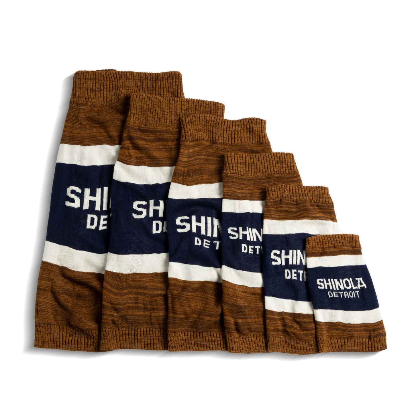 Dog Sweater - Brand Stripe / Tan