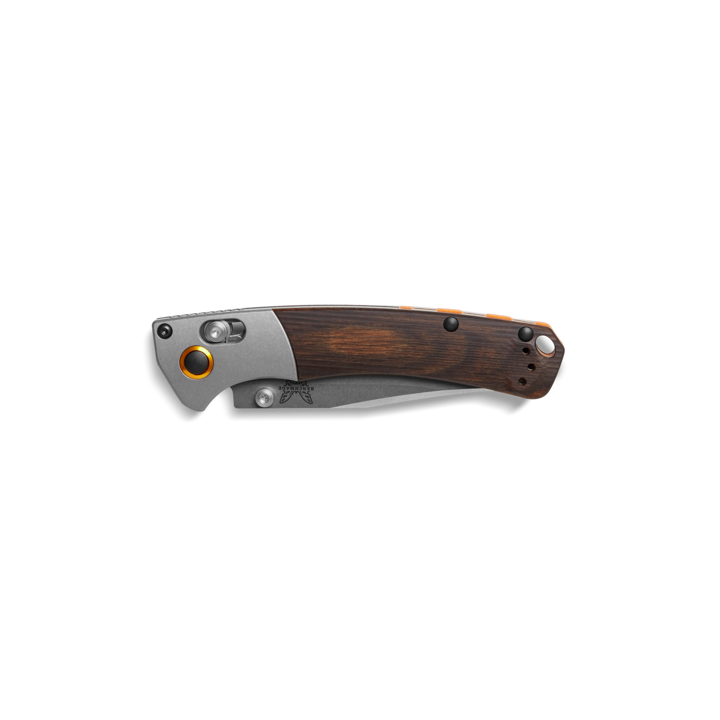 Shinola + Benchmade Mini Crooked River Pocket Knife - Steel