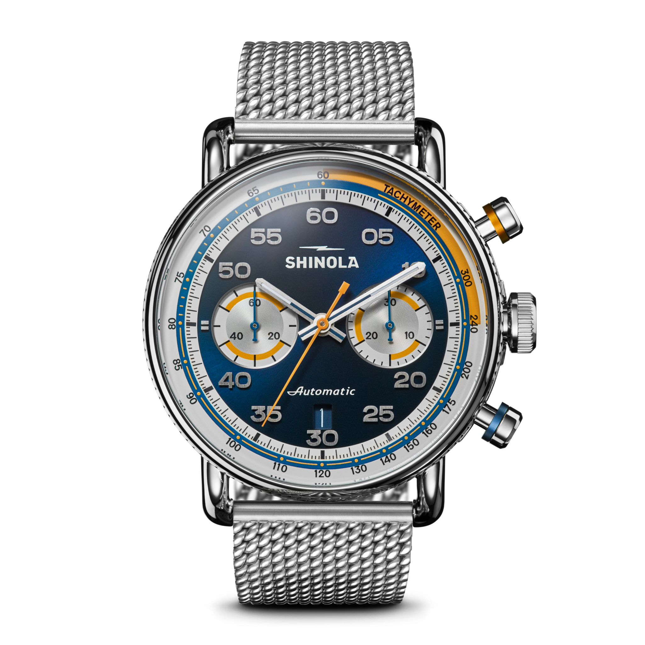 Canfield Speedway Open Road Automatic Chronograph Watch - Blue Canfield Speedway Open Road Automatic Chronograph Watch - Blue