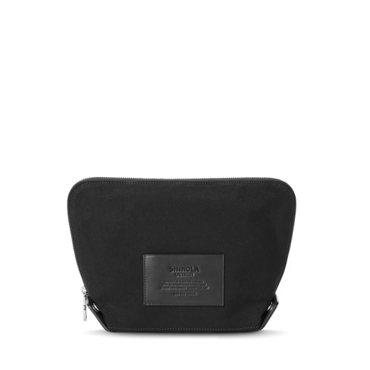 Large Fold Out Cosmetic Case - Black