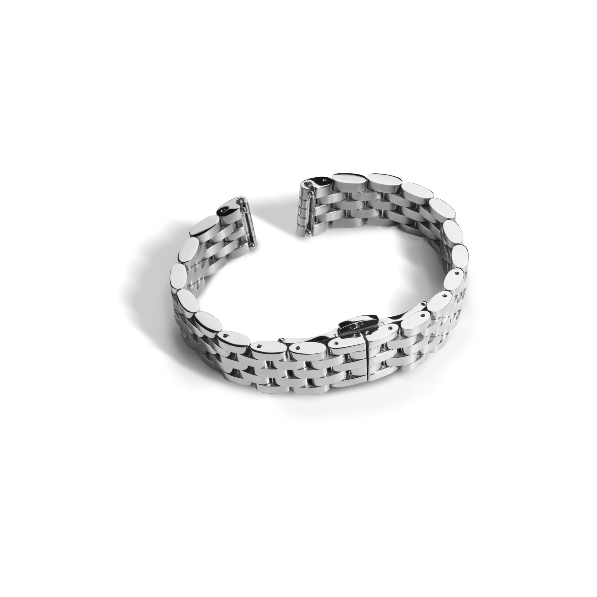14mm Stainless Steel 5-Link Bracelet - Stainless Steel
