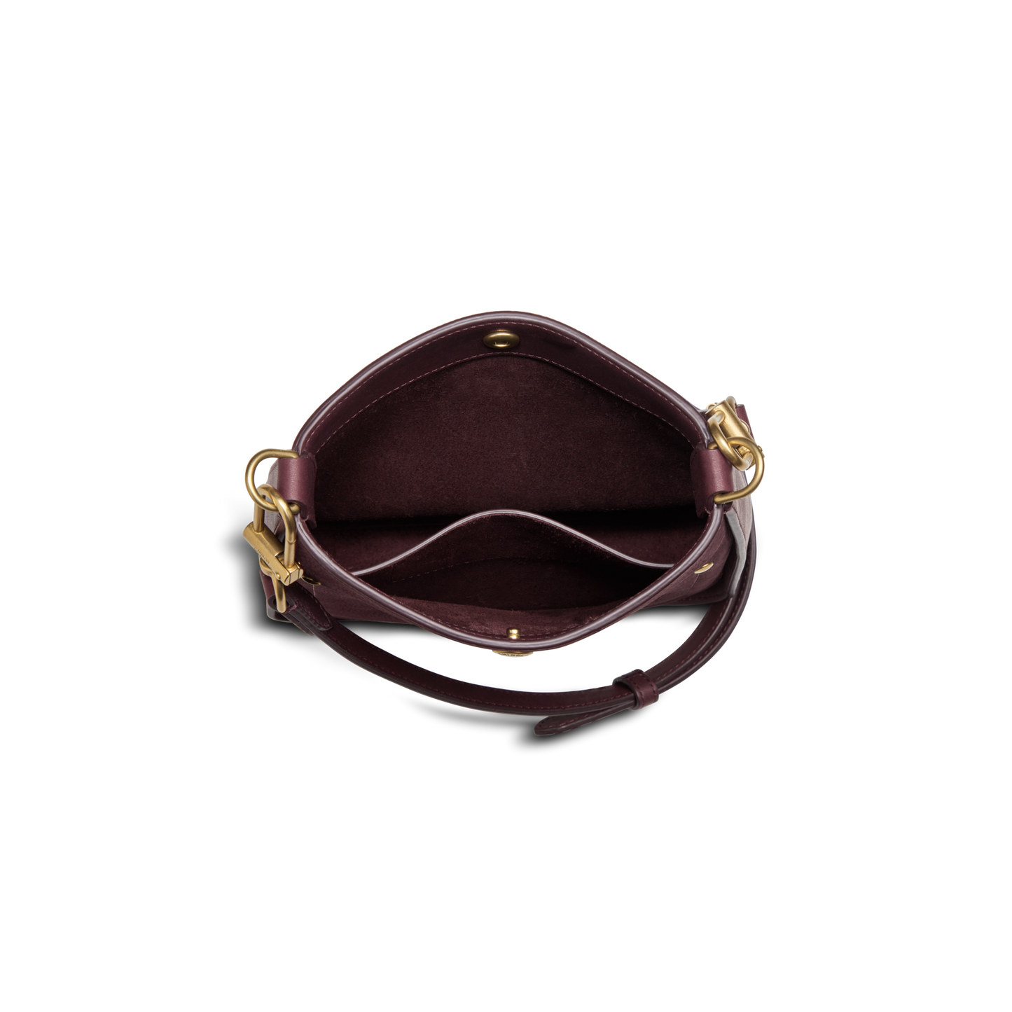 Mini Pocket Crossbody Bag - Merlot