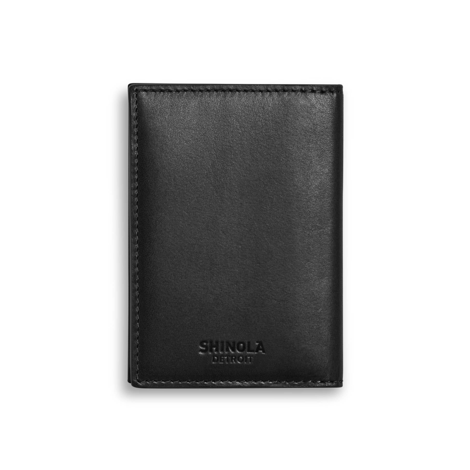 Folded Card Holder Wallet - Black