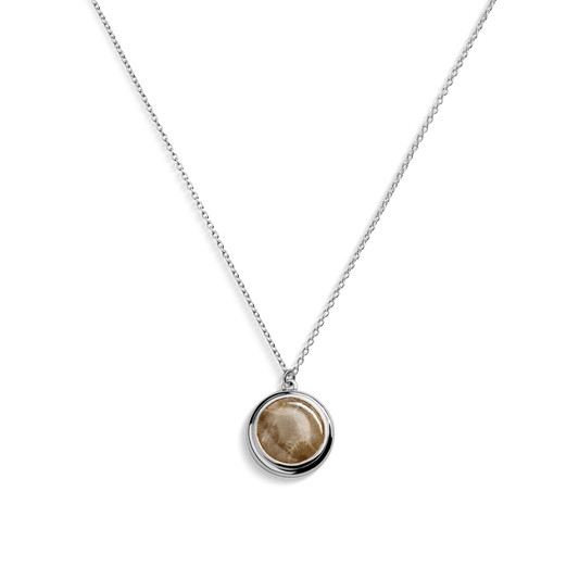 Heirloom Petoskey Pendant Necklace - Sterling Silver