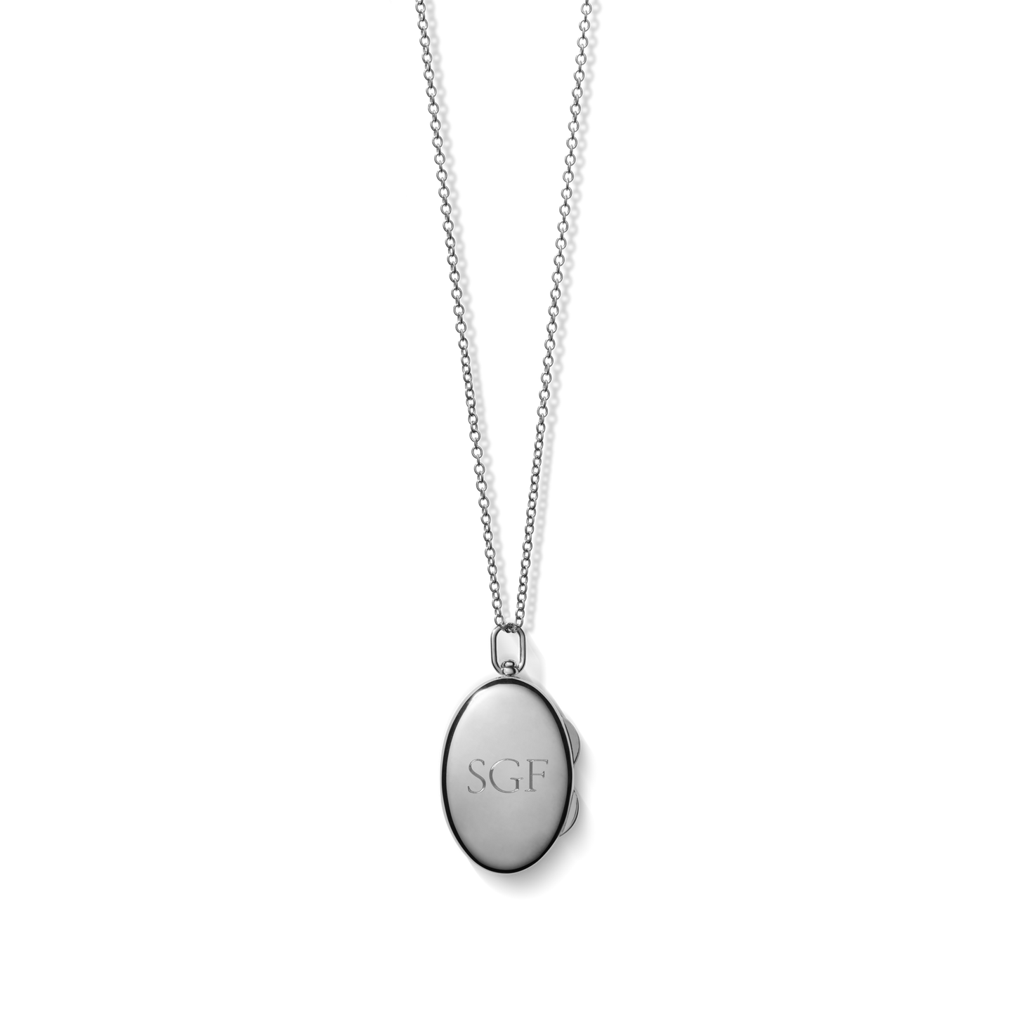 Oval Locket - Sterling Silver