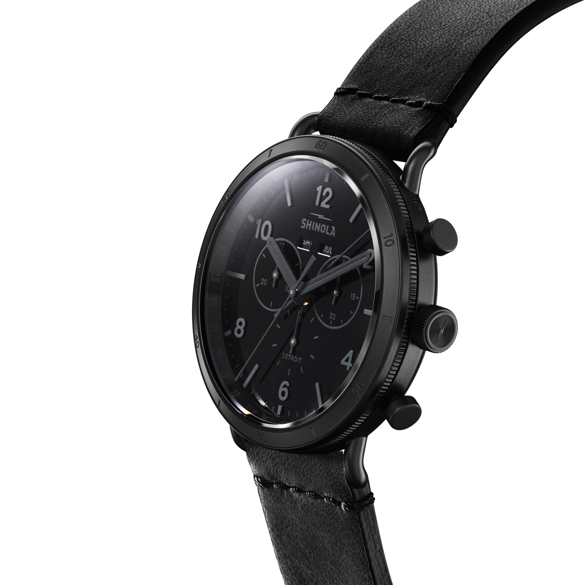 Canfield Sport Chronograph Watch - Black