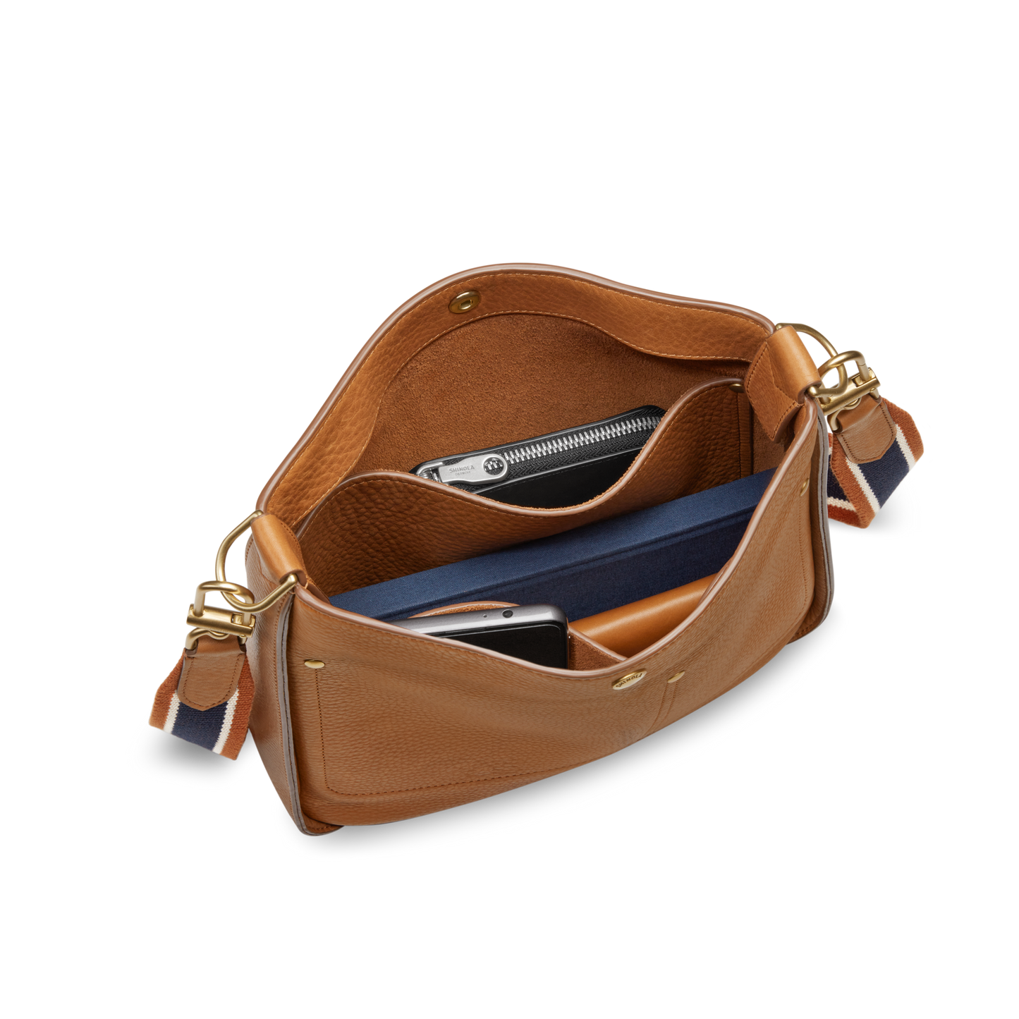 Pocket Crossbody Bag - Tan