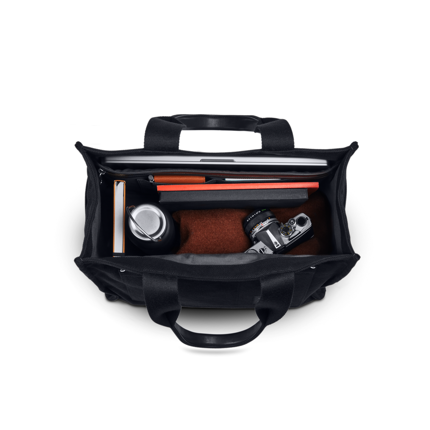 Runabout Open Tote Bag - Black
