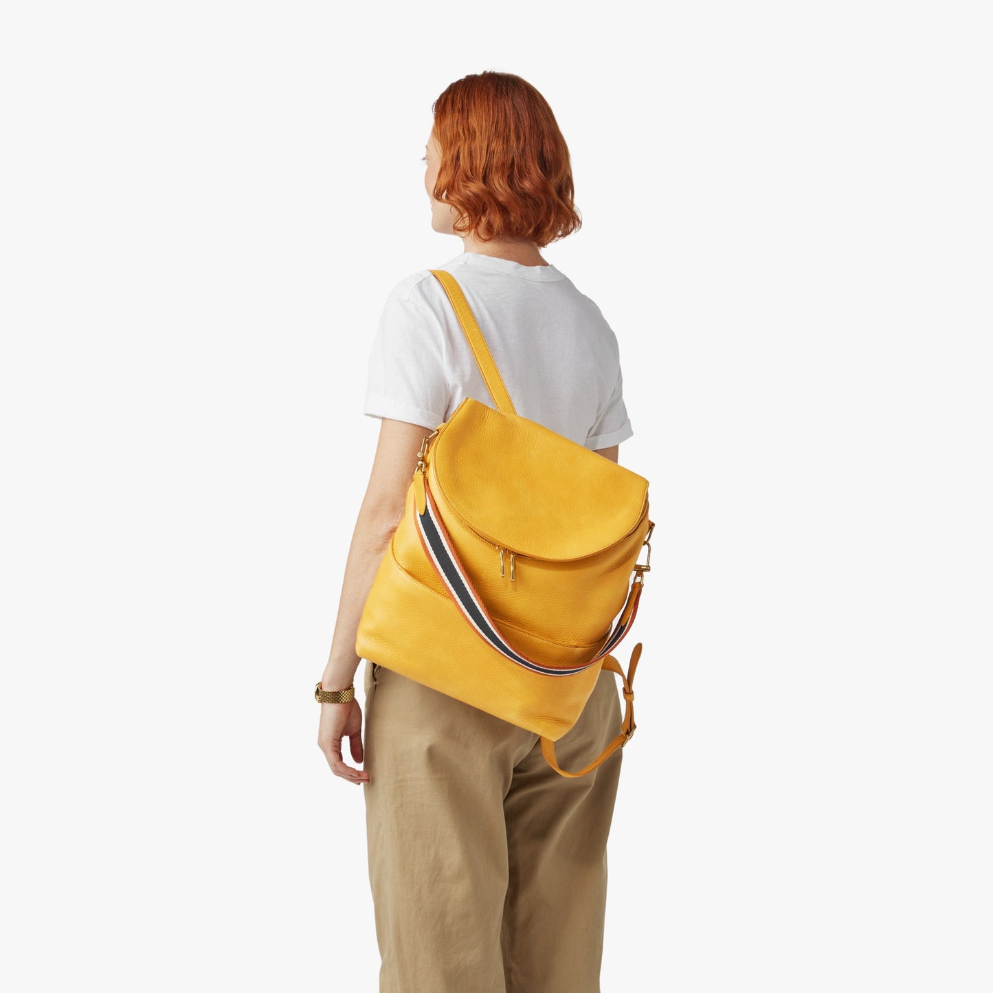 Convertible Pocket Backpack - Golden