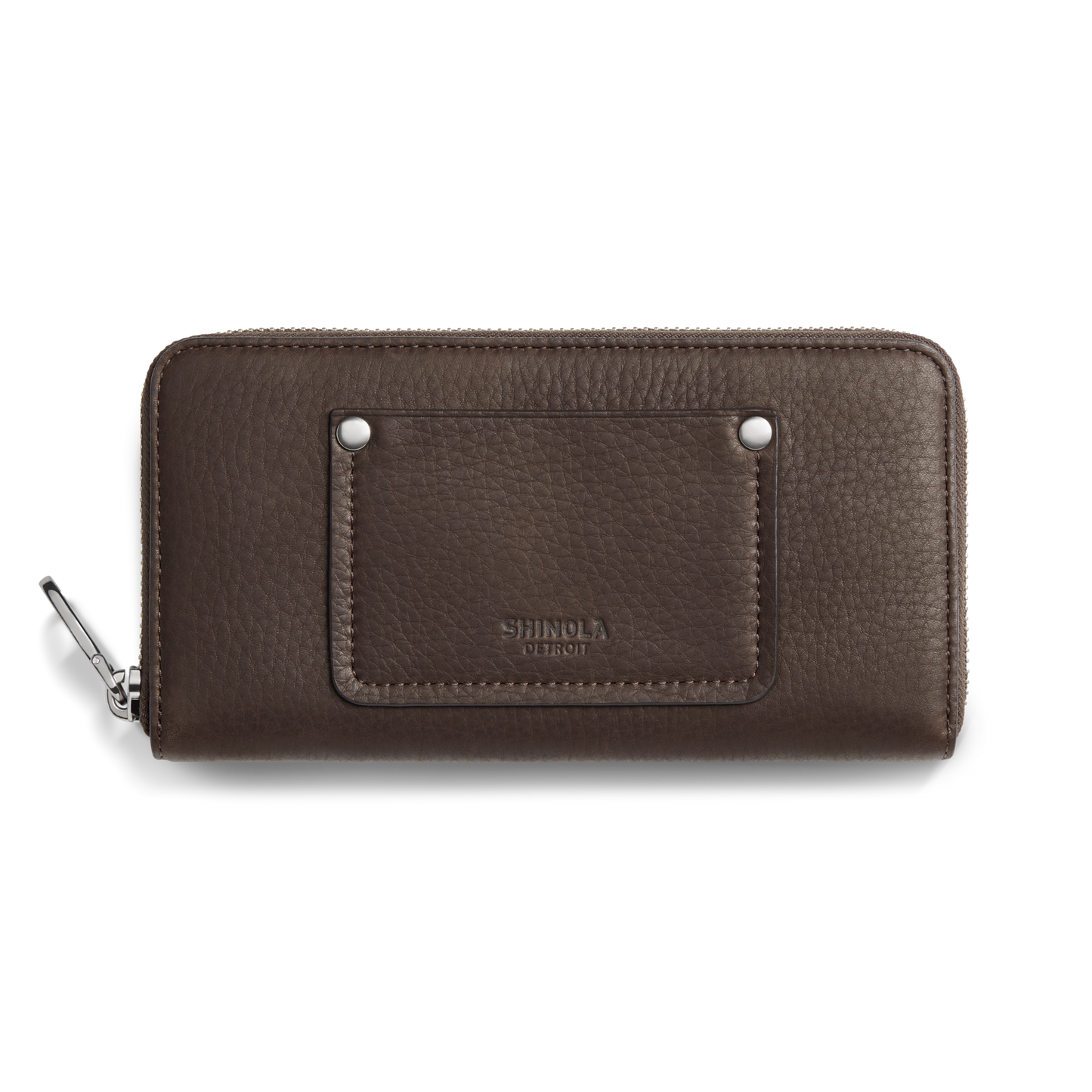 Pocket Zip Wallet - Espresso