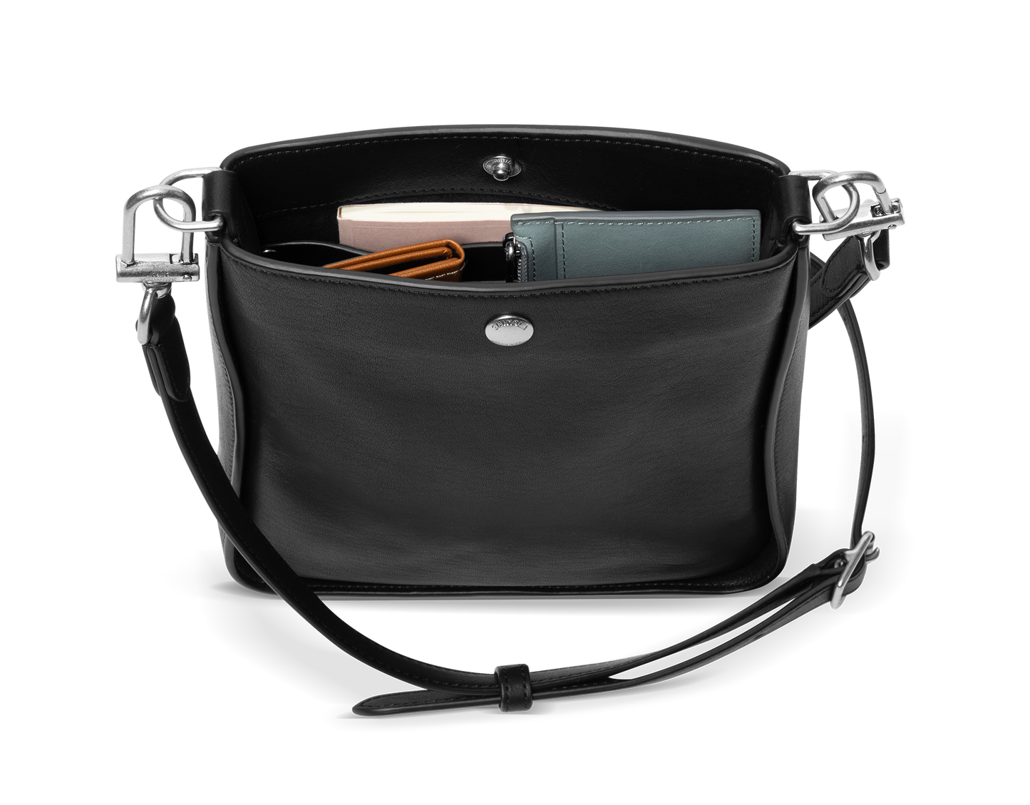 Mini Pocket Crossbody Bag - Black