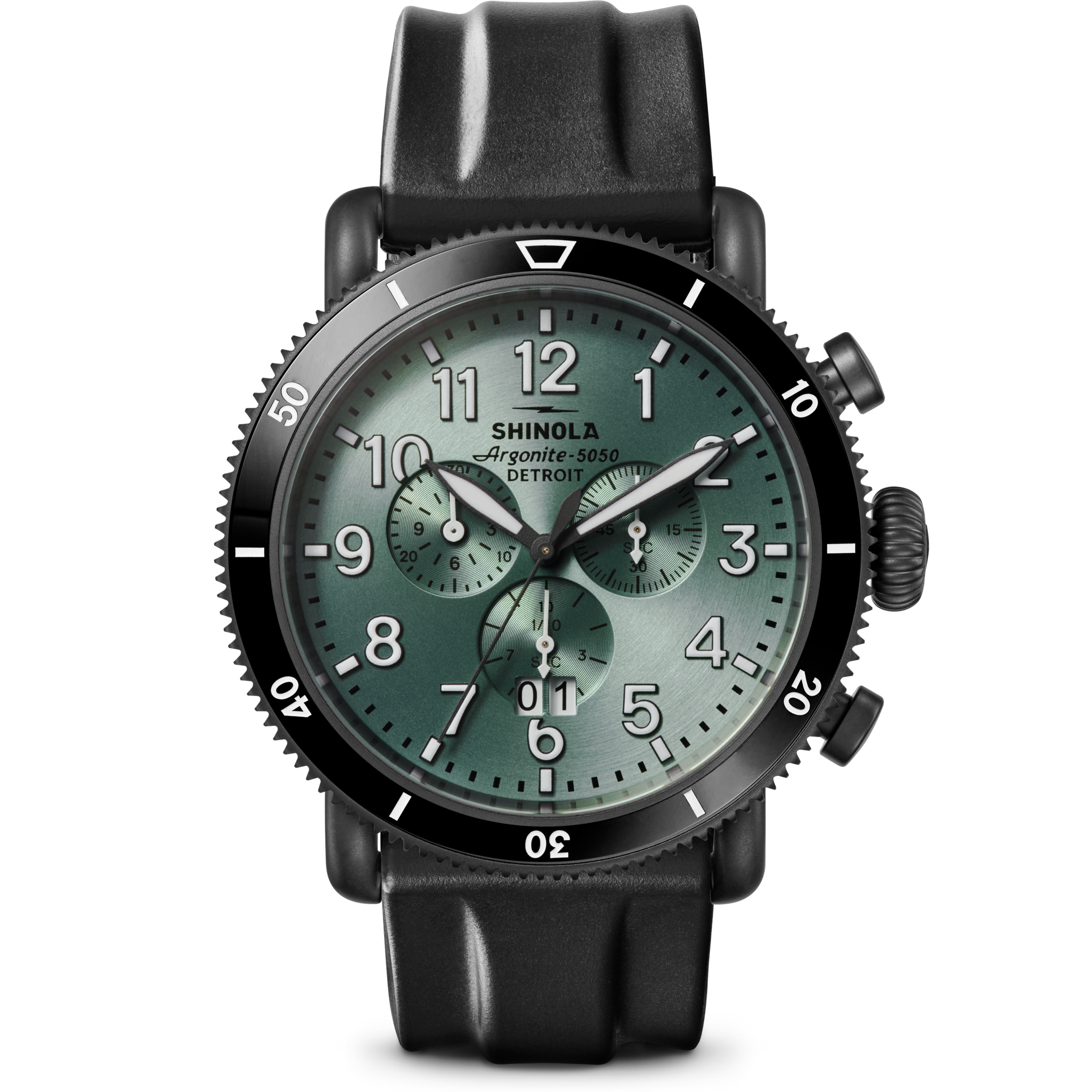 secruno シークルーノ Runwell Sport Chronograph - Cypress Green