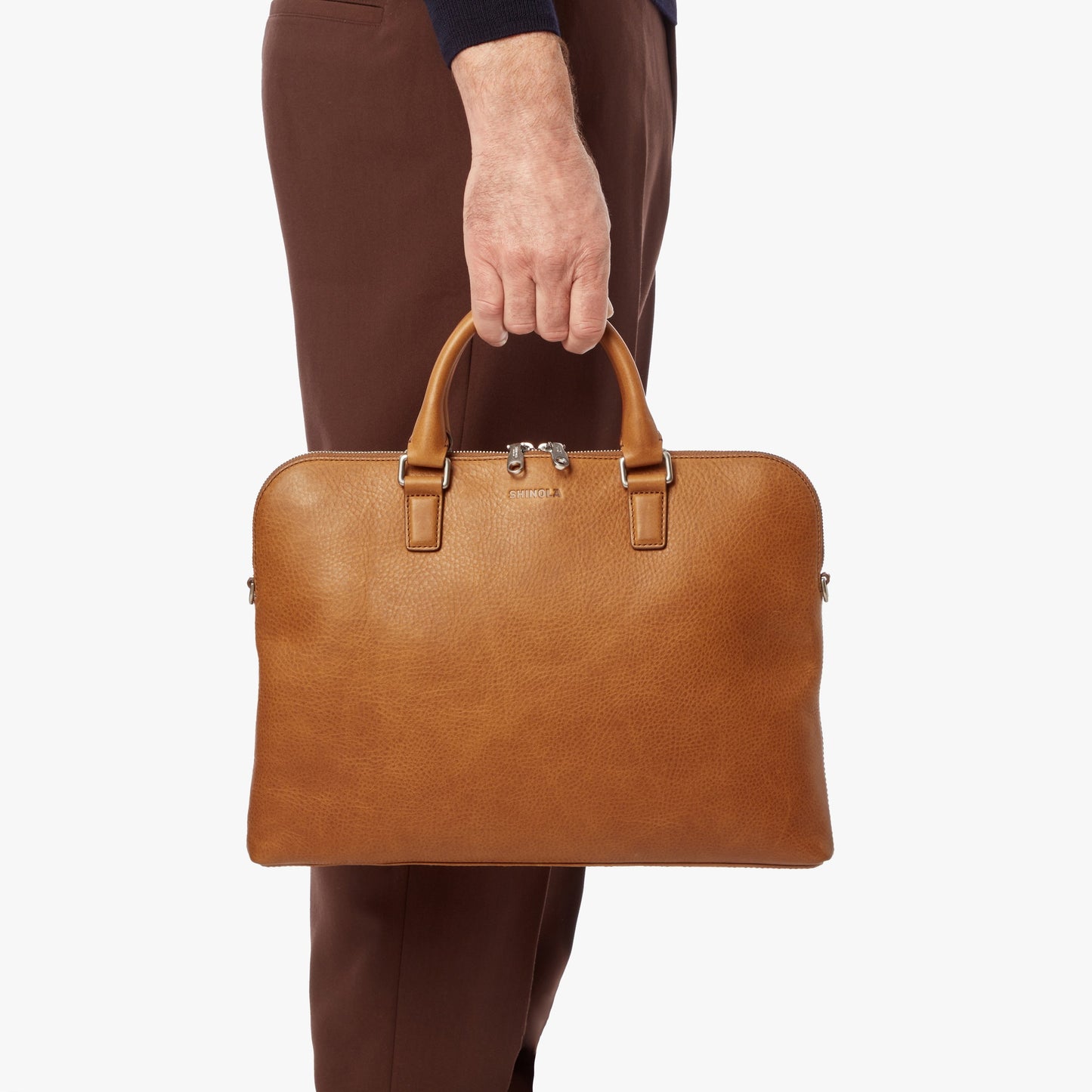 Portfolio Briefcase - Tan