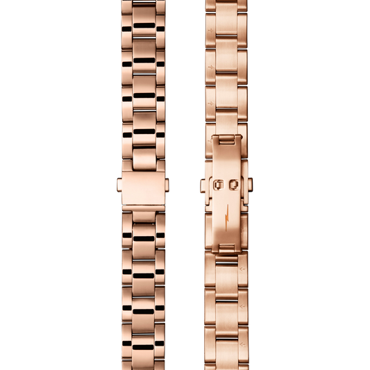 Bracelet: 18/13, Universal 3Link, Fold Over, PoPRG - Polished PVD Rose Gold