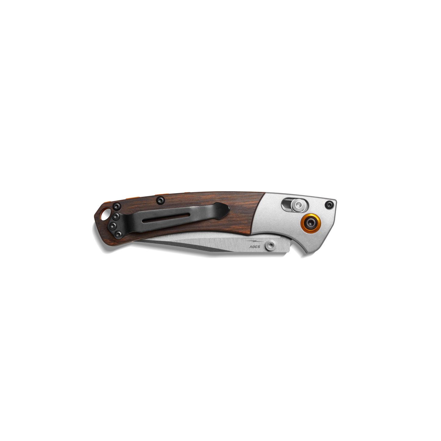 Shinola + Benchmade Mini Crooked River Pocket Knife - Steel
