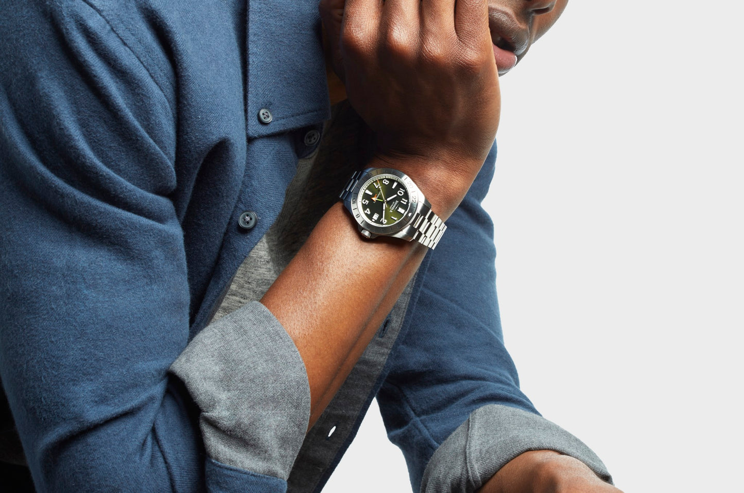 Monster GMT Automatic Watch - Dark Olive