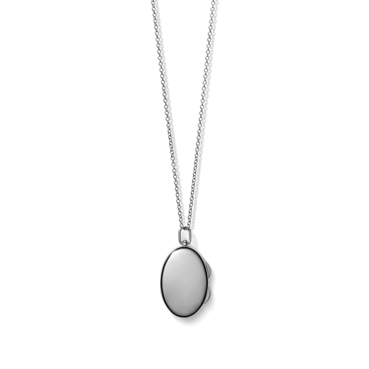 Oval Locket - Sterling Silver