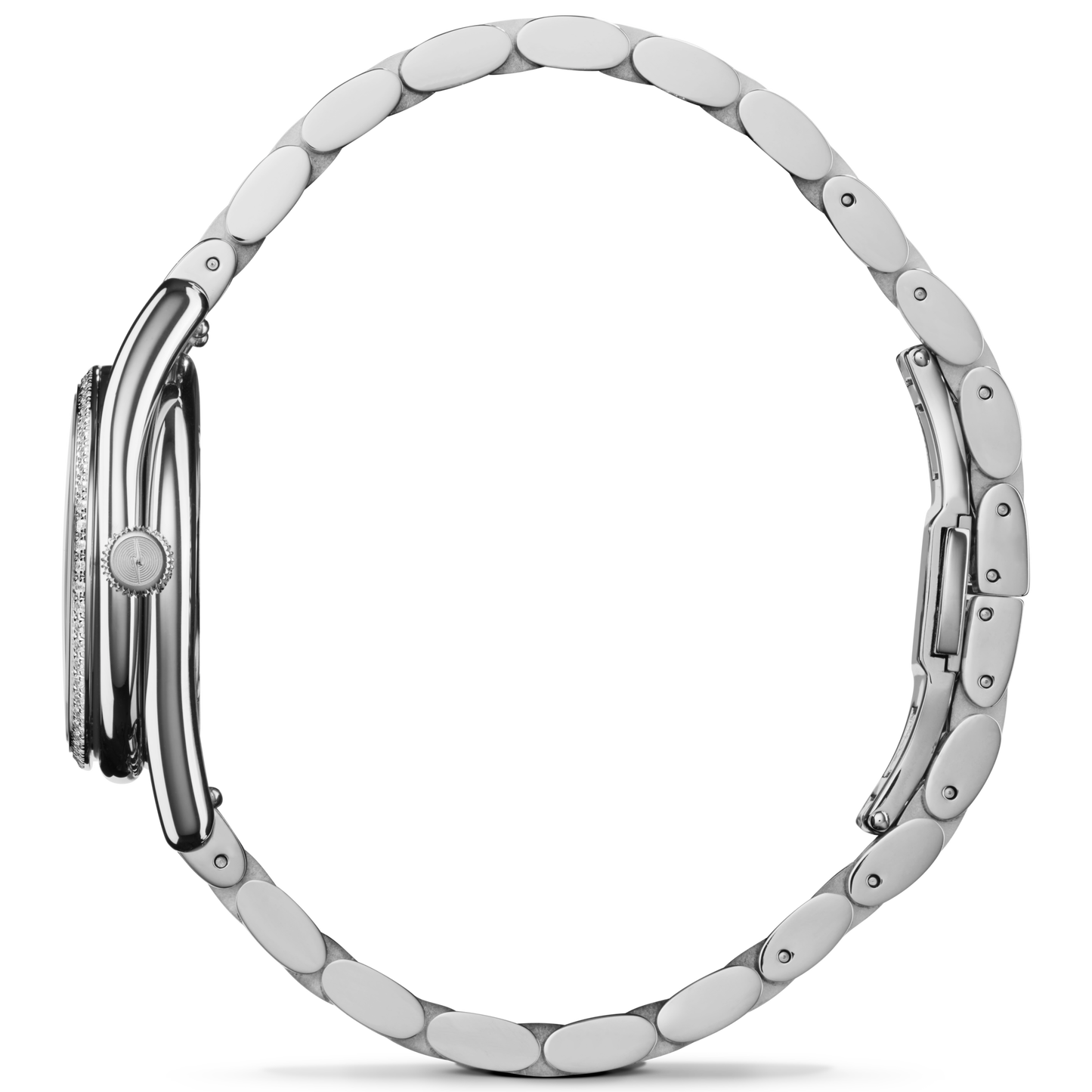 Diamond Dial Derby Watch - Black Mother of Pearl