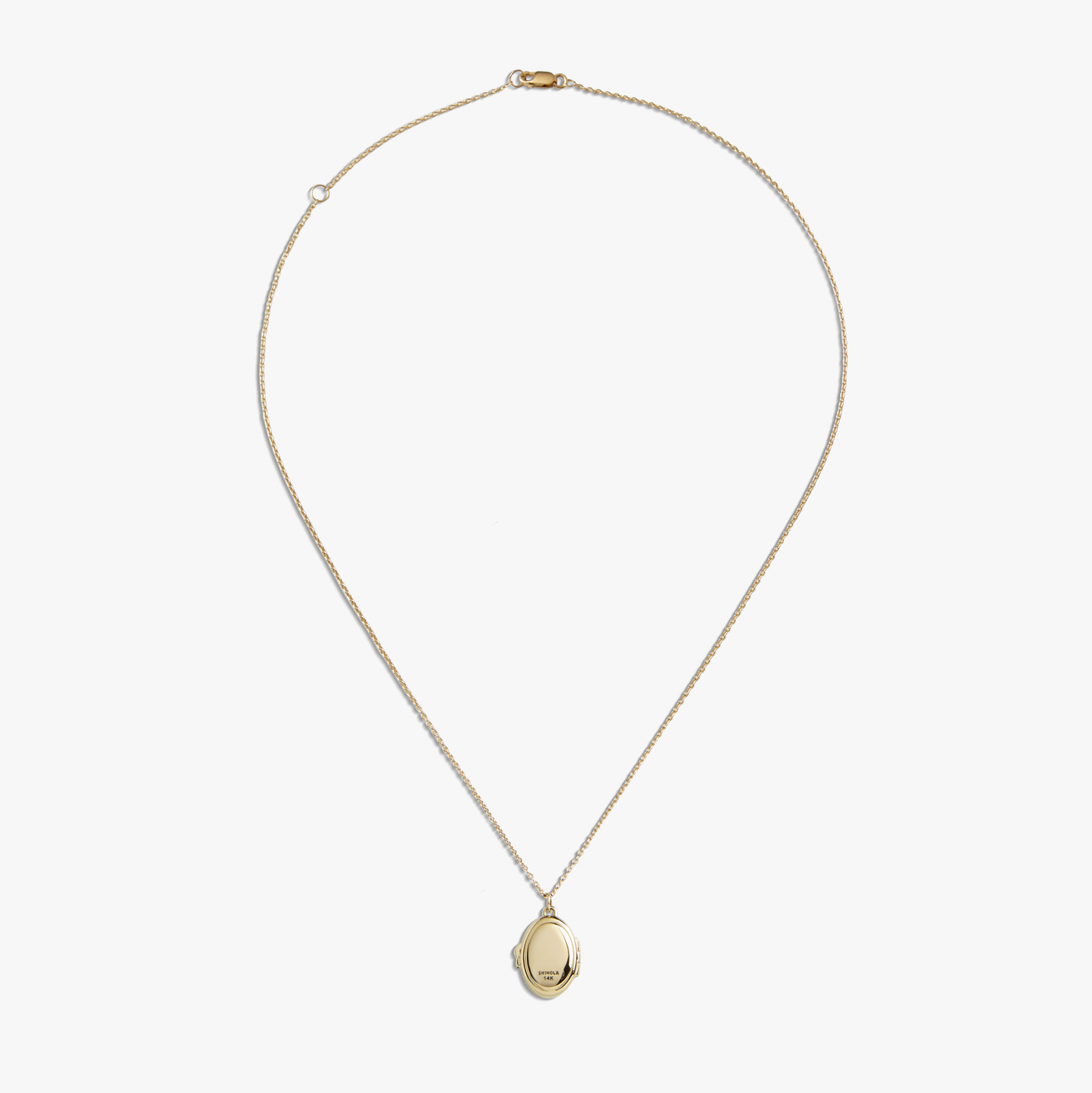 Diamond Pave Petite Keepsake Locket - Yellow Gold
