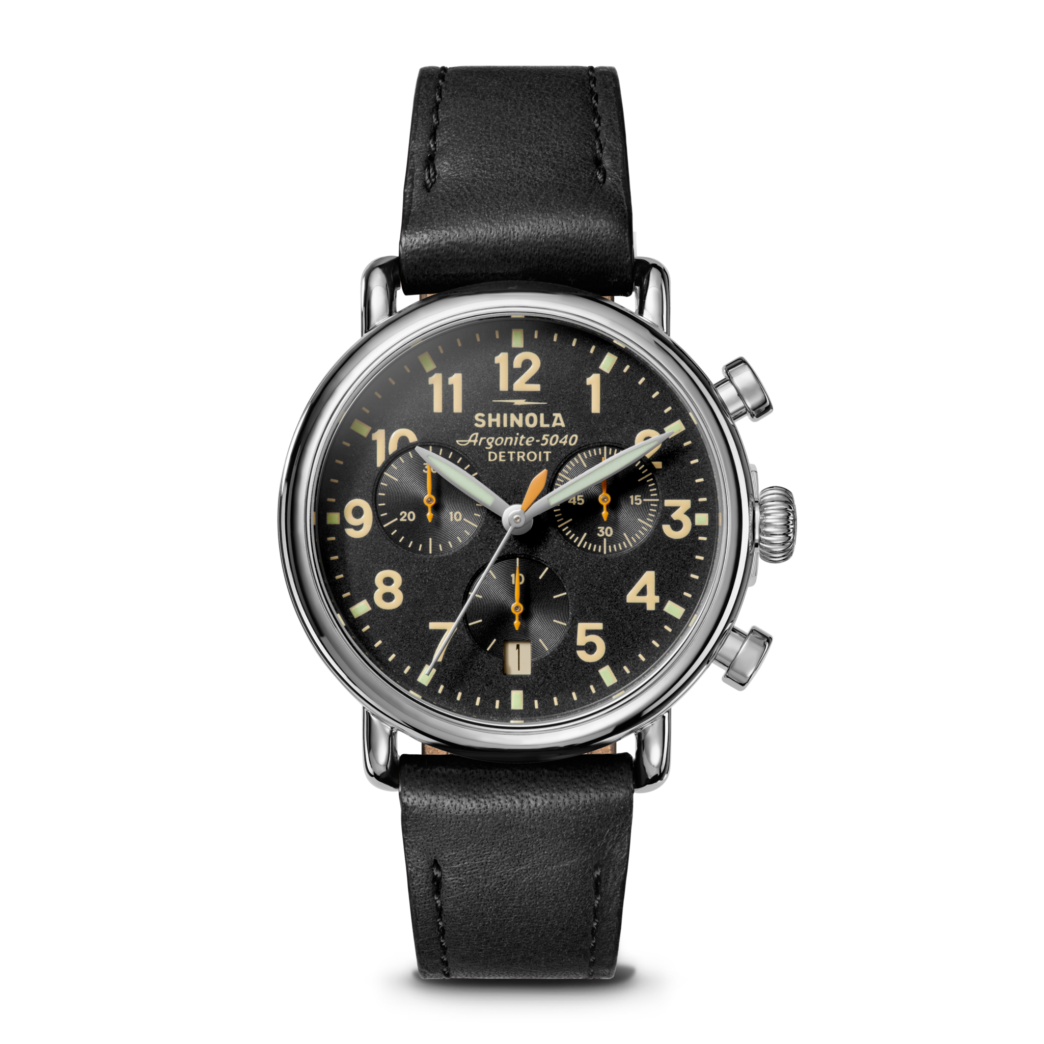 Runwell Chronograph Watch - Exclusive Black