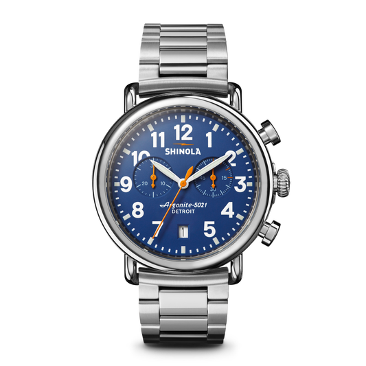 Runwell Chronograph Watch - Royal Blue