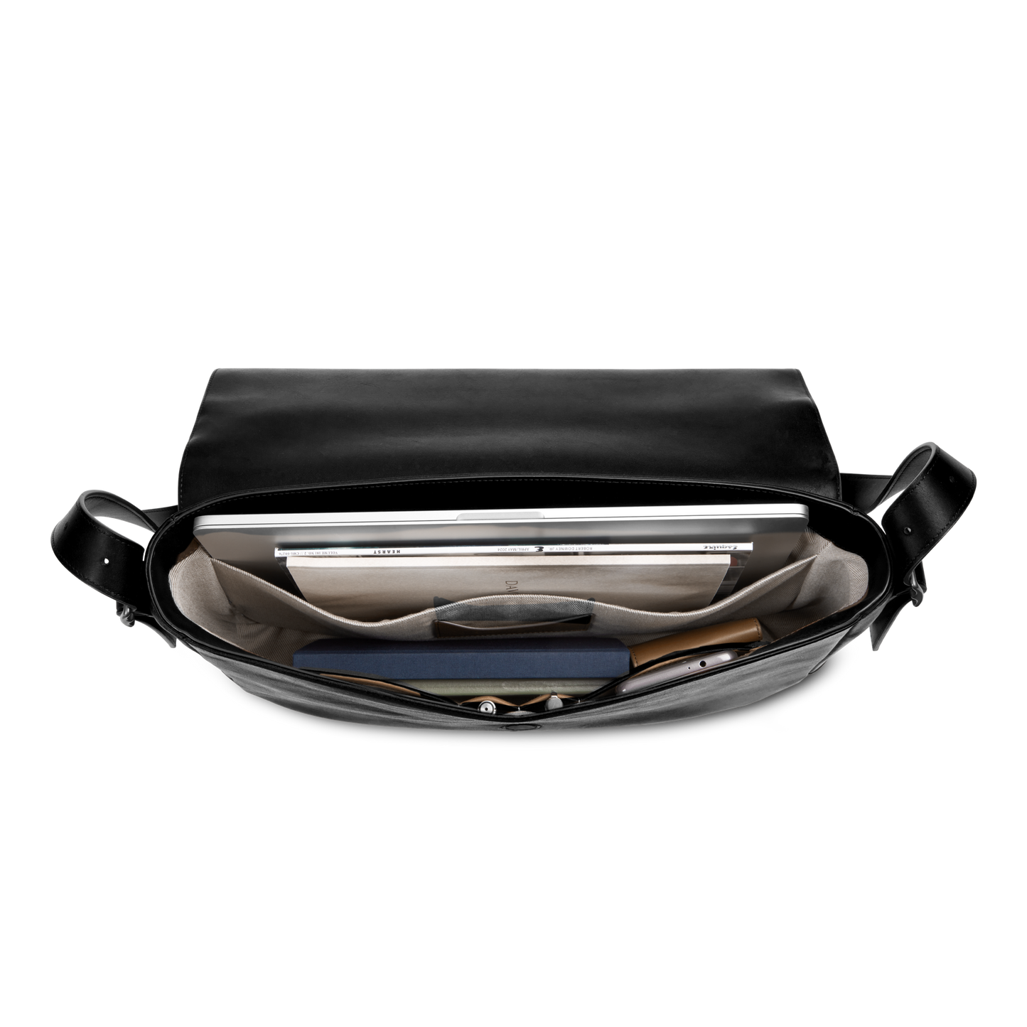 Runwell Messenger Bag - Black