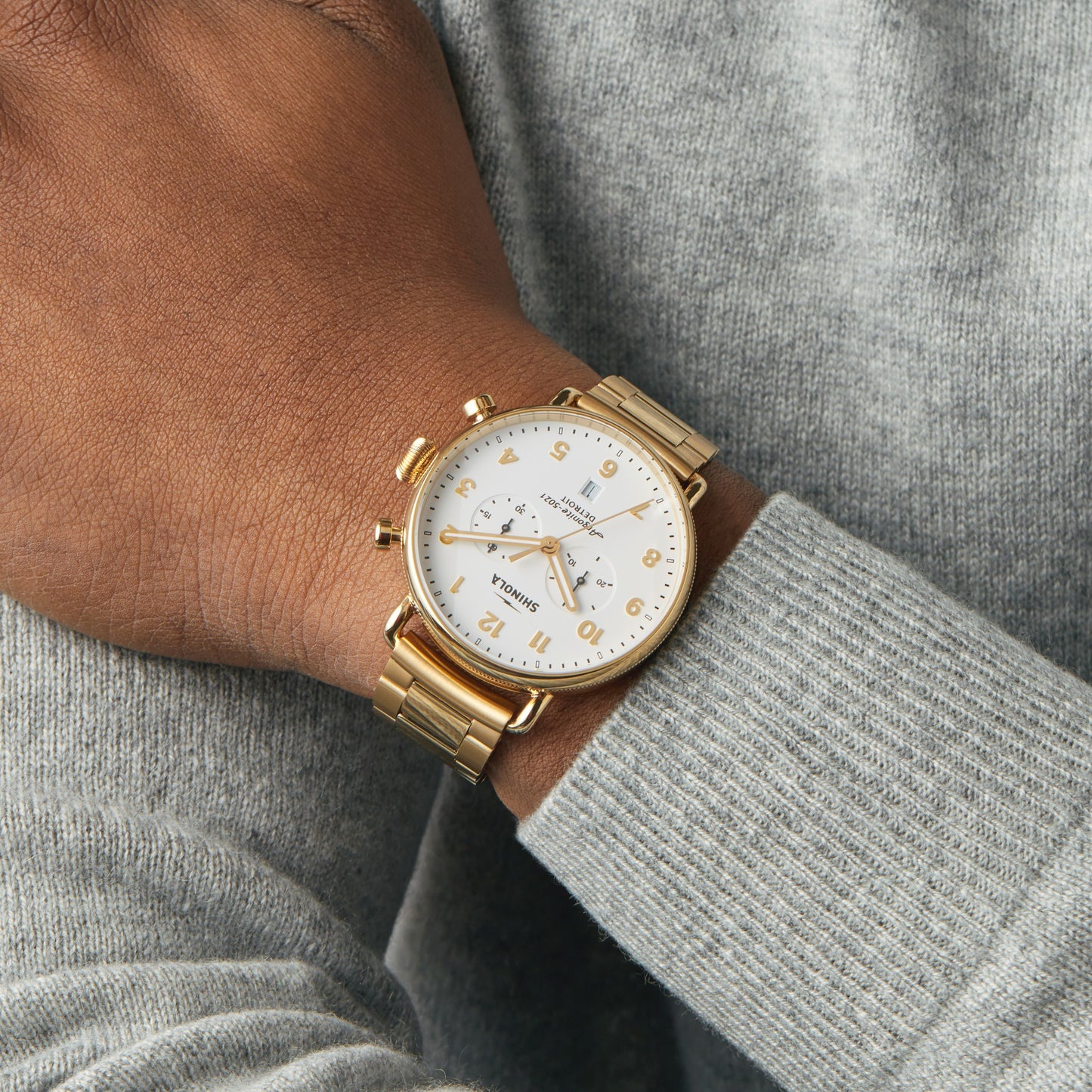 Canfield Chronograph Watch - White