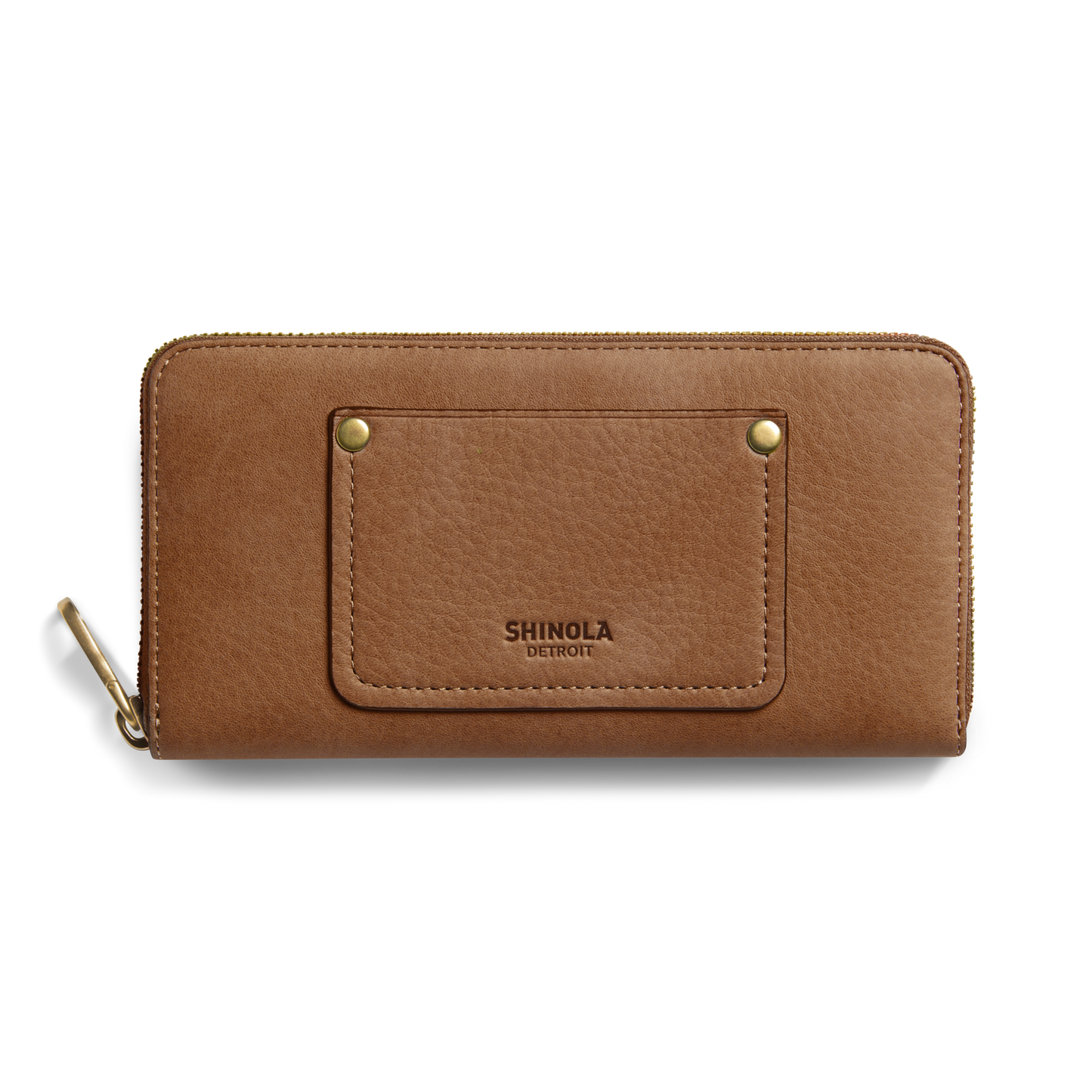 Pocket Zip Wallet - Tan