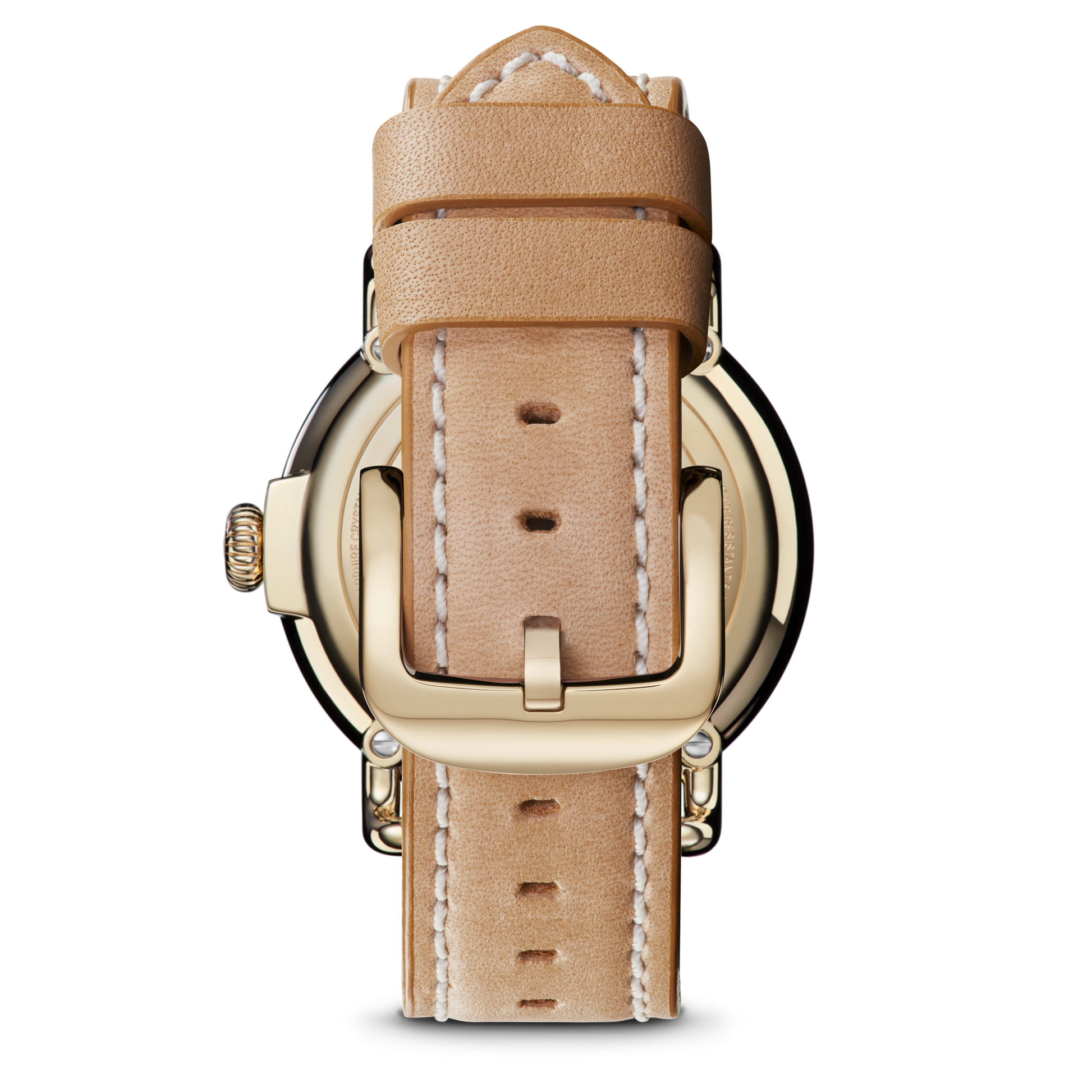 Runwell Automatic Watch - Natural Leather Strap