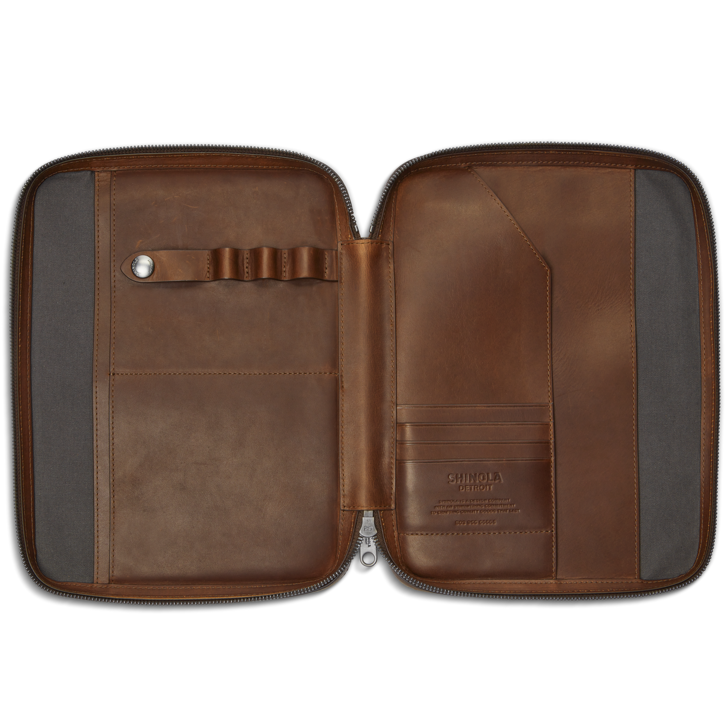 Tech Portfolio - Medium Brown
