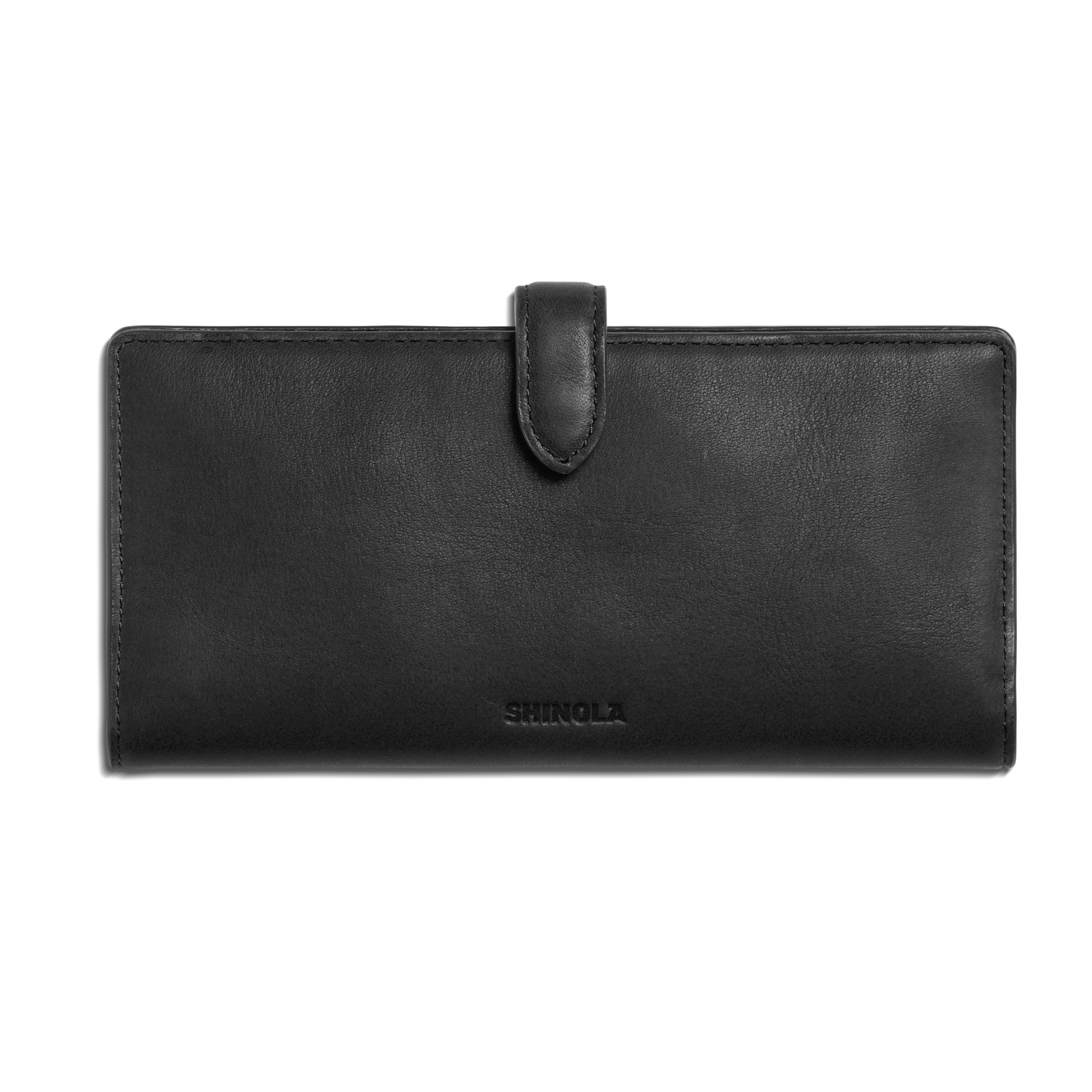 ナグァール財布 Continental Snap Wallet - Black