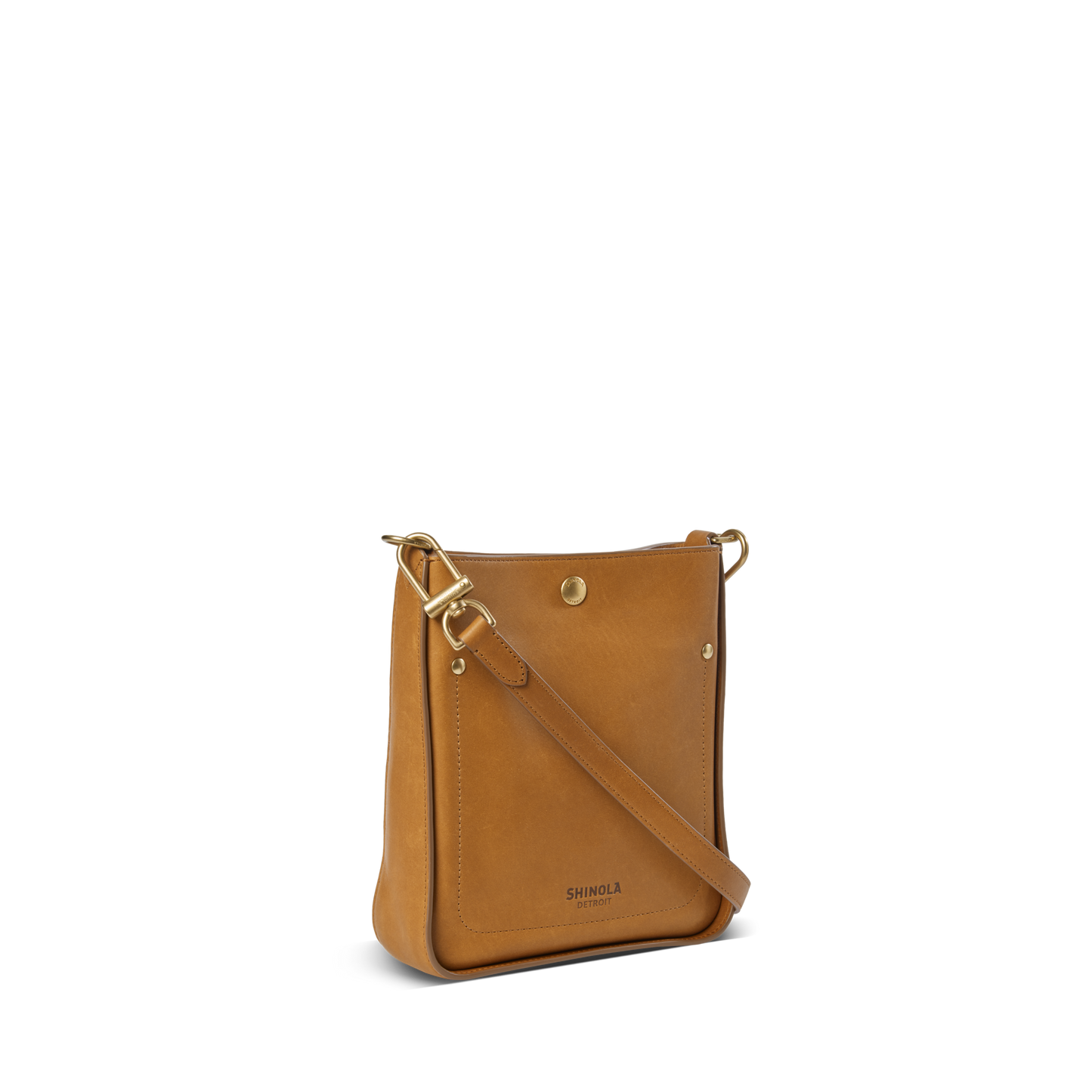 Mini Pocket Crossbody Bag - Tan