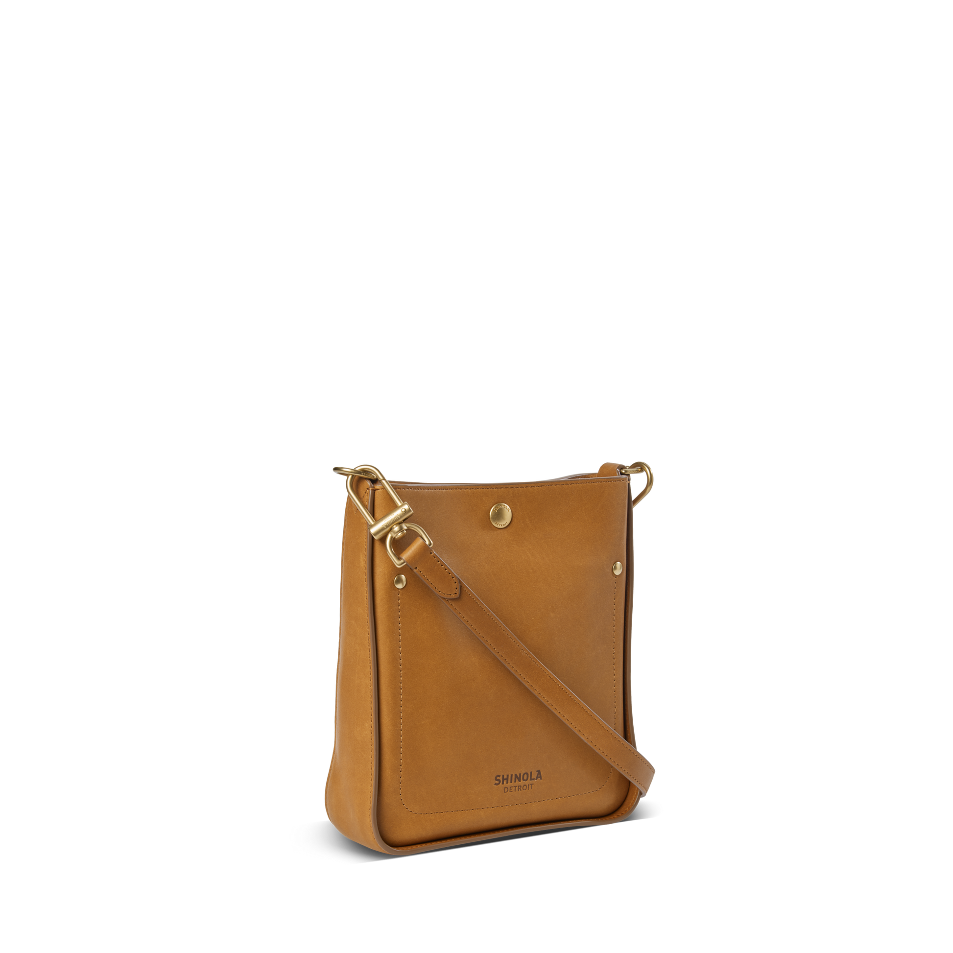 Mini Pocket Crossbody Bag - Tan