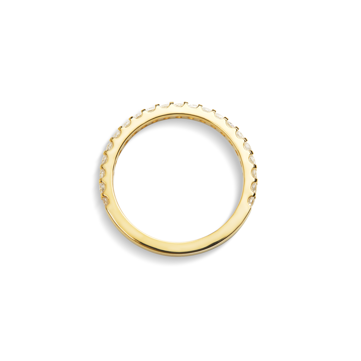 1/2 Carat Diamond Anniversary Ring - Yellow Gold