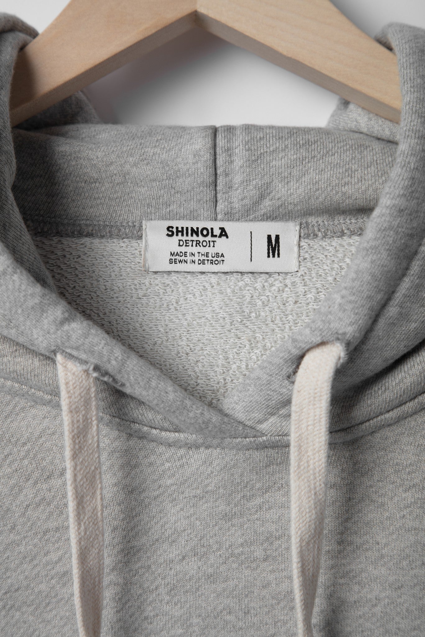 Shinola Logo Hoodie - Heather Gray