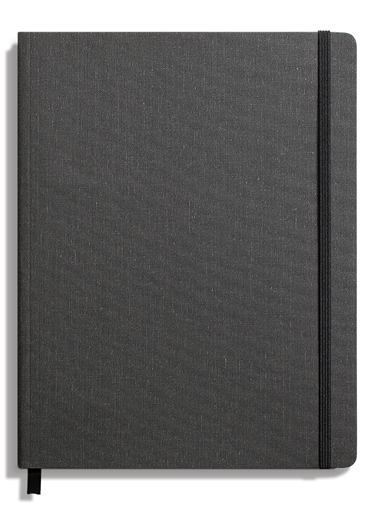 Large Soft Ruled Journal - Charcoal