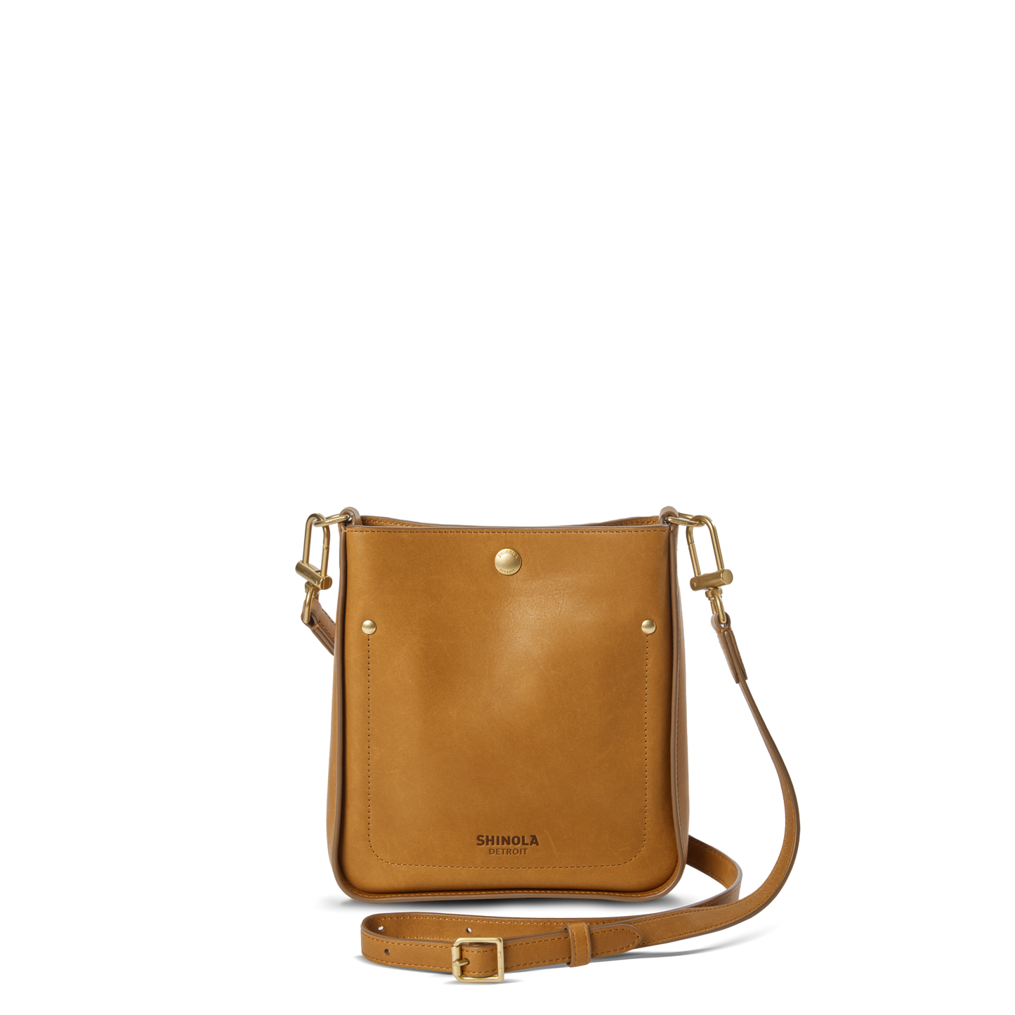 Mini Pocket Crossbody Bag - Tan