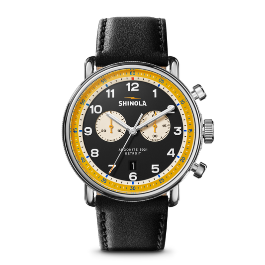 Canfield C56 Chronograph Watch - Black