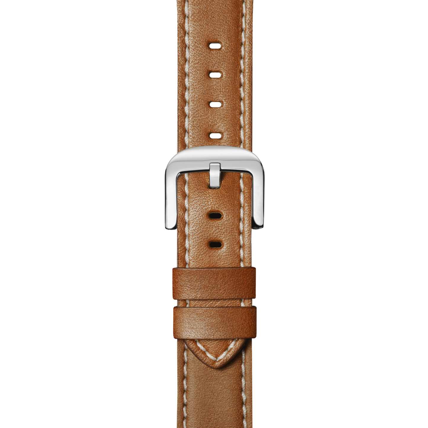 22mm Tan Leather Watch Strap - Tan