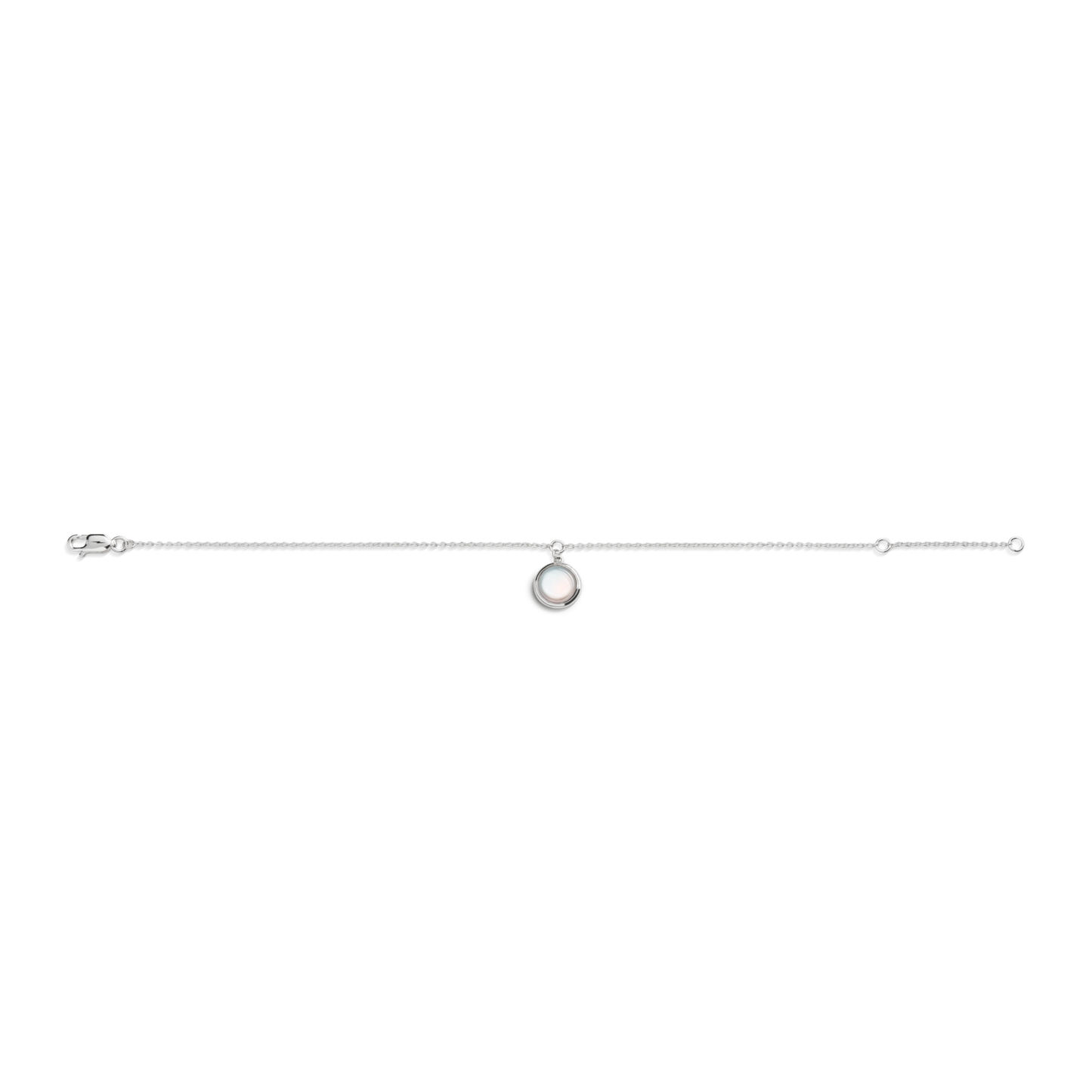 Heirloom Mother Of Pearl Charm Bracelet - Sterling Silver