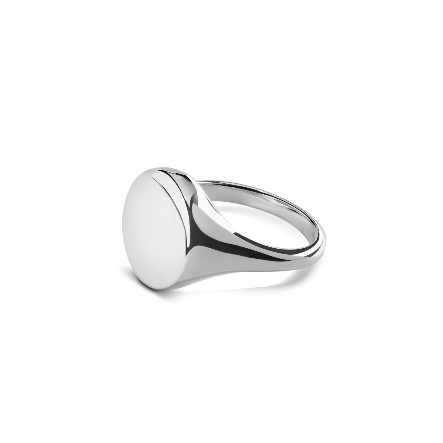Statement Signet Ring - Sterling Silver