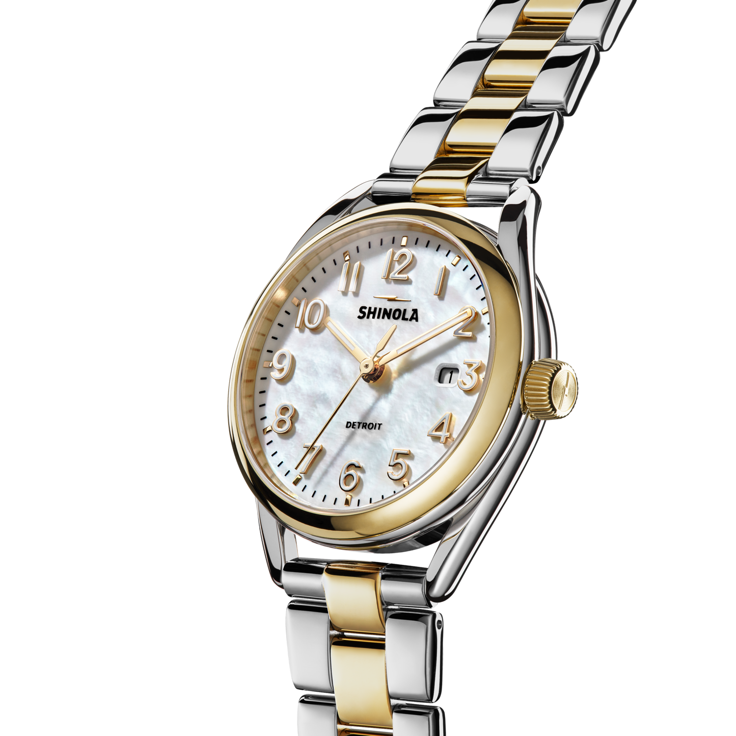 Derby Watch - White Mother of Pearl