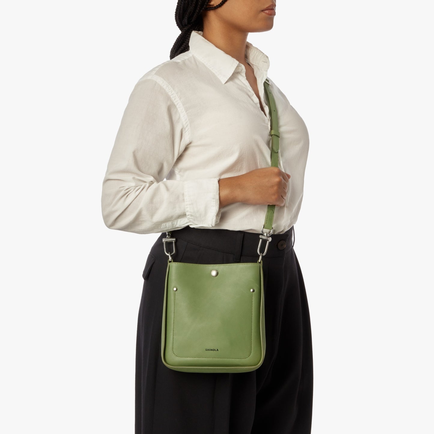 Mini Pocket Crossbody Bag - Eucalyptus